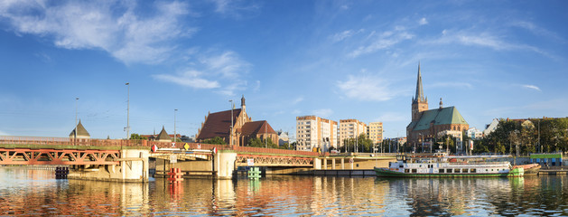 Panorama starego miasta w Szczecinie
