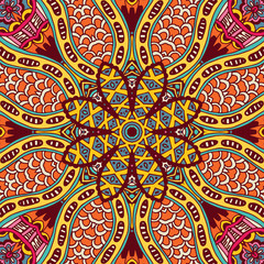 Abstract geometric ethnic pattern