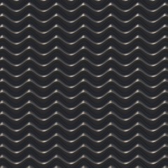 Black wave abstract background. 3D