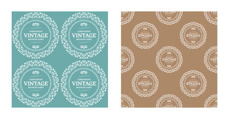 Fototapeta premium Vintage Seamless Background