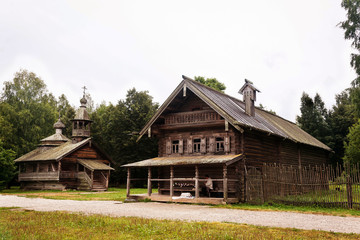 Open air museum vitoslavlitsy in Novgorod