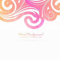 colroful floral background