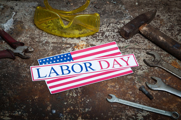 Labor day sign