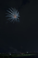Fototapeta premium fireworks(ISAWA ONSEN,JAPAN)