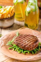 Beef sirloin steak