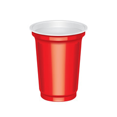 red plastic cup