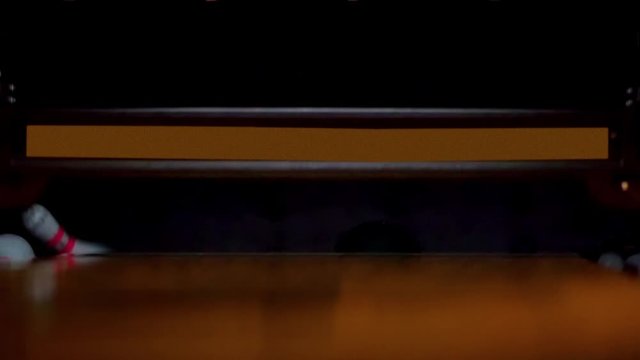 HD - Bowling. Strike. Slow-mo
