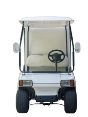 in front of Golf cart for traveling in golf course or any recrea