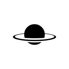 planet symbol of retro style