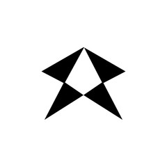 star symbol of retro style