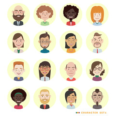 People avatars collection