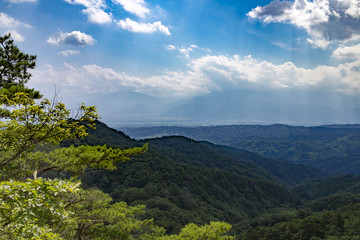 Fototapeta premium blue mountains