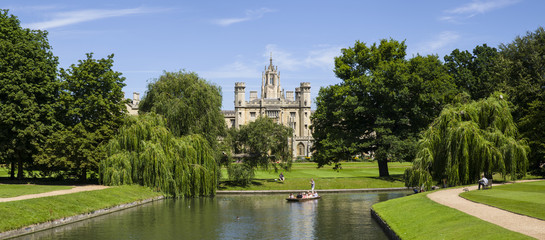 View of St. John's College and the River Cam
