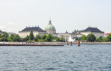 Fototapeta premium waterside scenery in Copenhagen