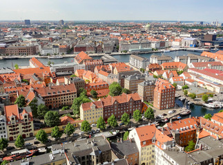 Naklejka na ściany i meble Copenhagen in Denmark
