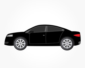 Fototapeta na wymiar black car icon