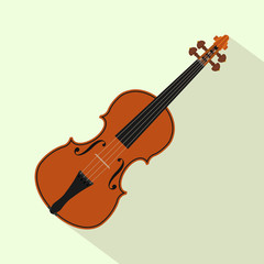 Fototapeta na wymiar brown violin