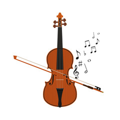 Fototapeta premium plays violin