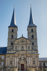 Fototapeta na wymiar Kloster Michelsberg in Bamberg, Oberfranken, Deutschland
