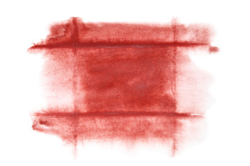 Dark red watercolor frame