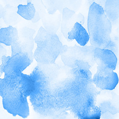Fototapeta na wymiar Blue background with stains