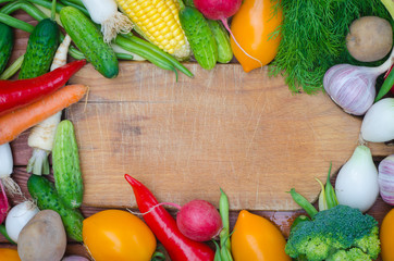 group of vegetables on table