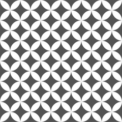Seamless Intersecting Geometric Circle Pattern