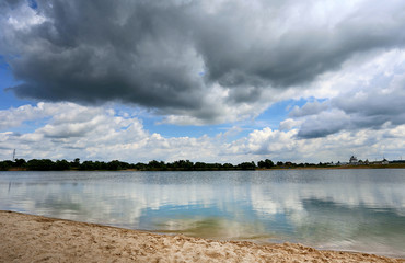 Photo with the lake