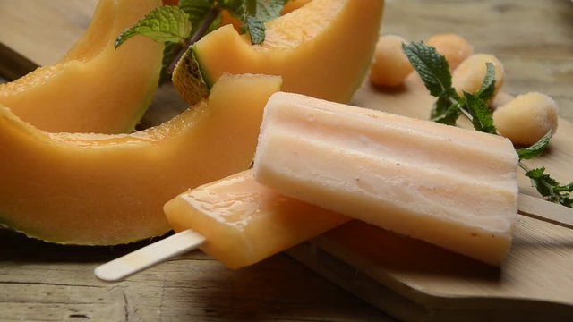 Paleta de mel&oacute;n