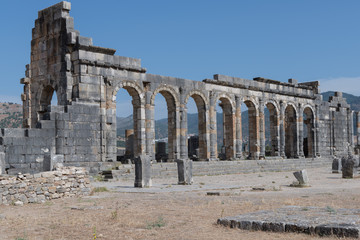 Morocco Volubilis basilica