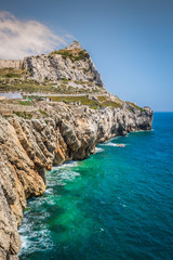 Fototapeta premium Gibraltar as Seen from Europa Point