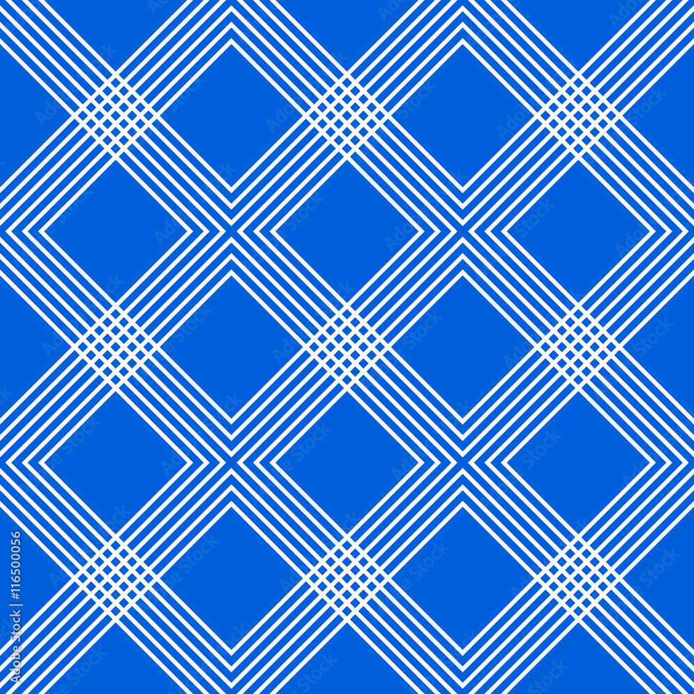 Poster Minimal geometric pattern with intersecting lines forming interl