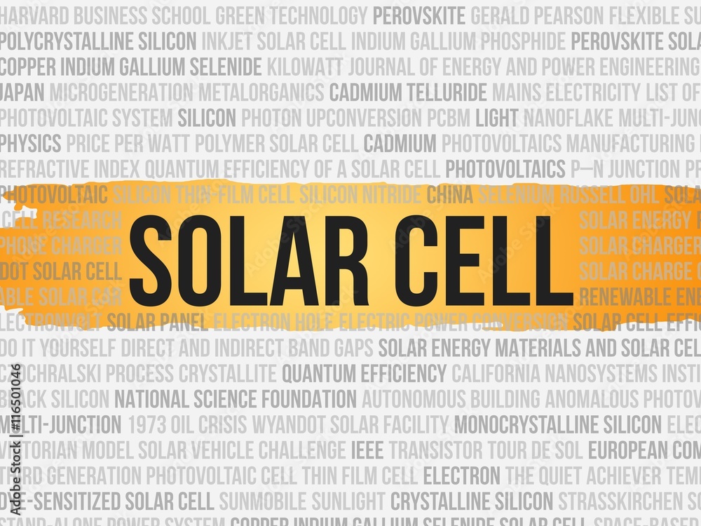 Canvas Prints solar cell