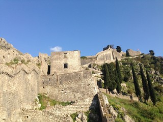 The fortifications of Kotor