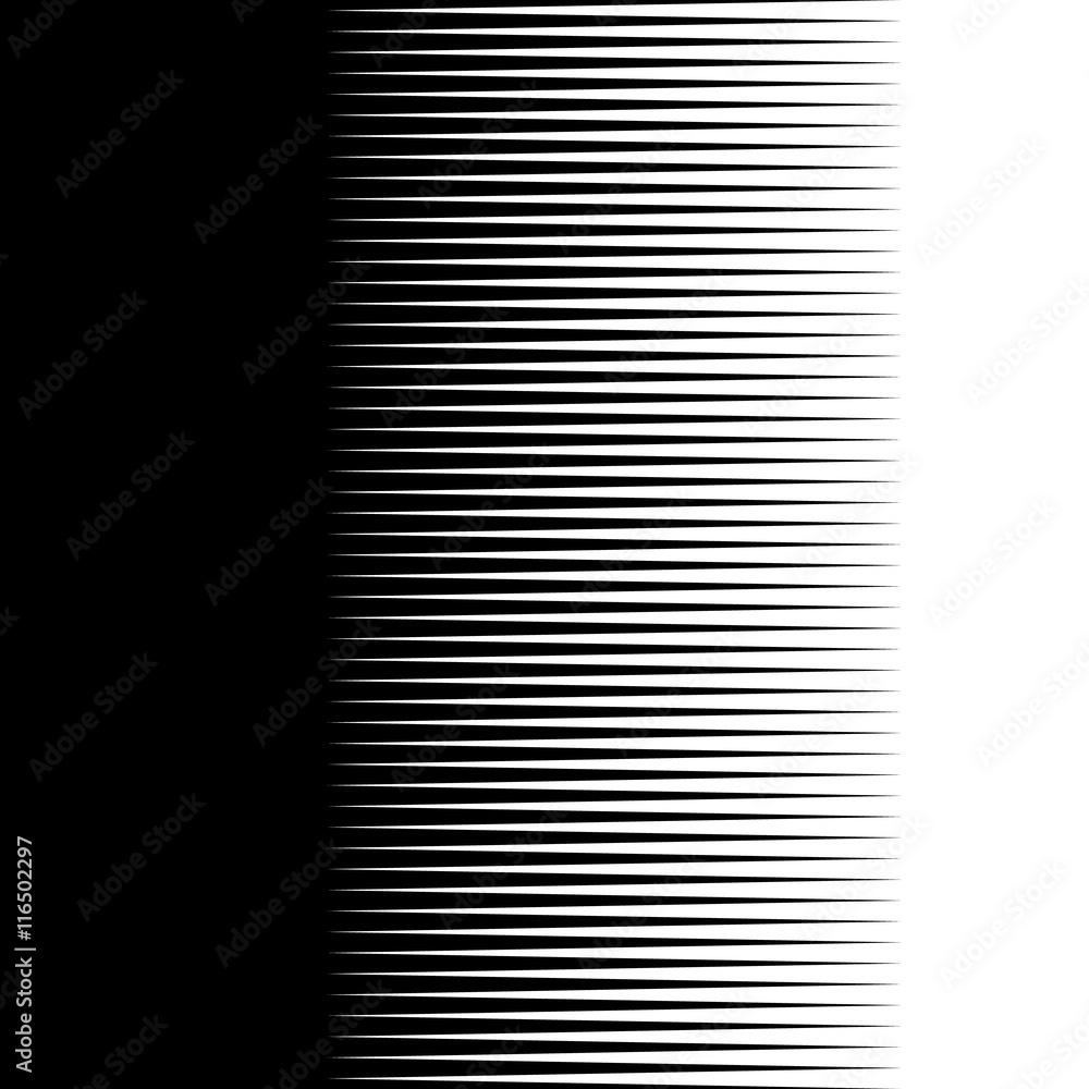 Fototapete Monochrome lines pattern, vertically seamless. Straight parallel