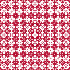 Seamless floral square pattern in vector format