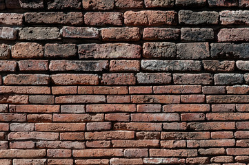 Old grunge brick wall background