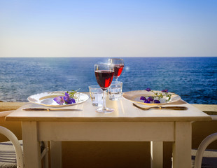 Outdoor Dinner with Sea View