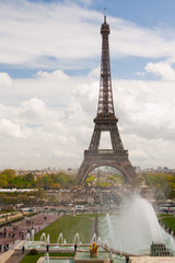 Obraz premium The Eiffel Tower seen from Trocadero, Paris, France.