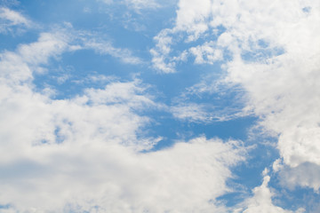 blue sky with cloud, concept of hope, new start, Fresh