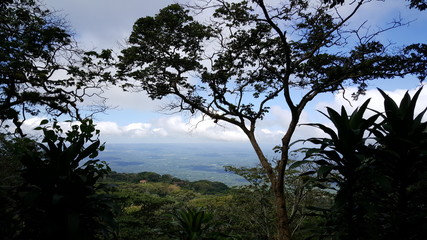 Obraz na płótnie Canvas View from Mombacho volcano
