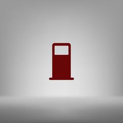 Petrol refueling station vector icon