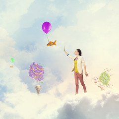 There is no limits for your imagination . Mixed media