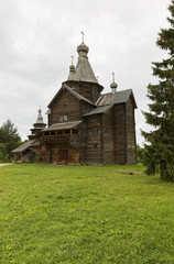 Fototapeta na wymiar Russian wooden architecture.