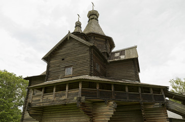 Russian wooden architecture.