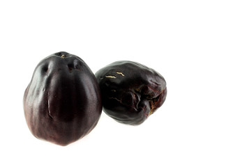 Syzygium malaccense isolated on white background.