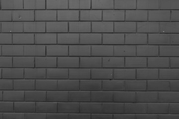 Black brick wall
