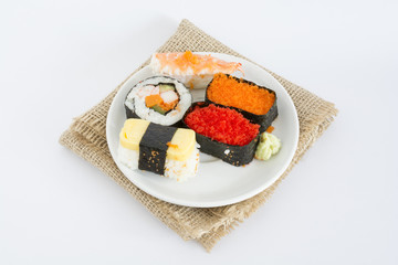 Sushi.  Japanese food in Thailand