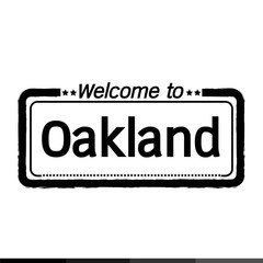 Welcome to Oakland City illustration design