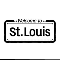 Welcome to St. Louis City illustration design